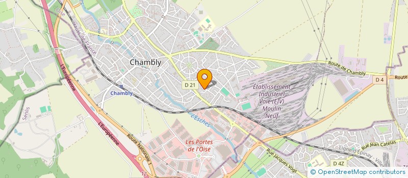 localisation de l'entreprise SCI RFM 3000  CHAMBLY