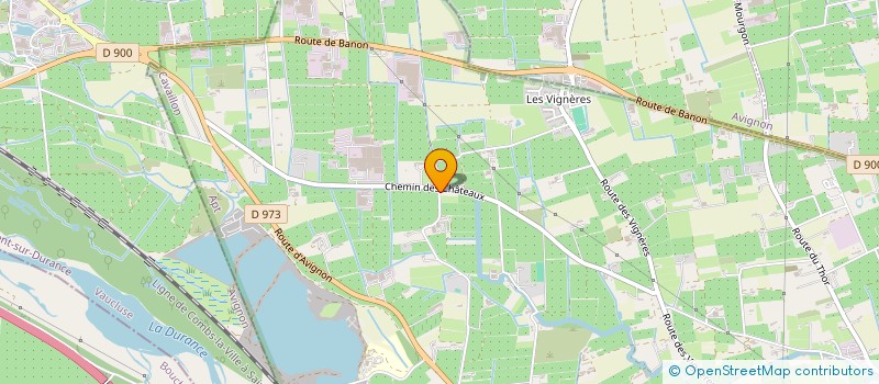 localisation de l'entreprise SCI RFOC LES ABEILLES  CAVAILLON