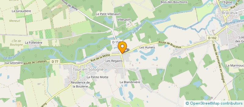 localisation de l'entreprise SCI RFPL  TOUR-EN-SOLOGNE