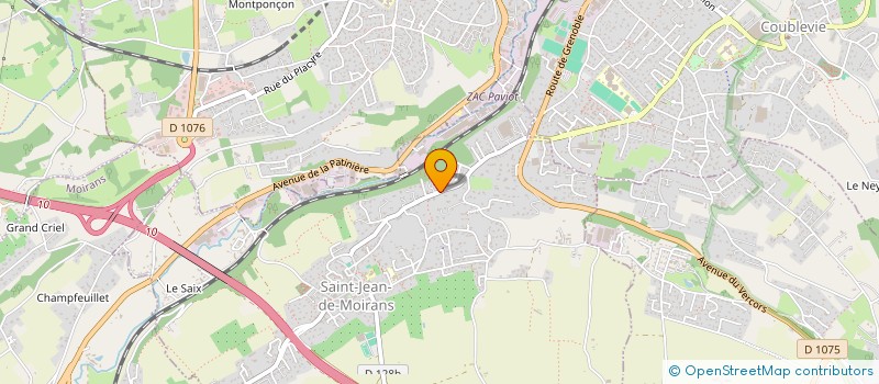 localisation de l'entreprise SCI RFPS  SAINT-JEAN-DE-MOIRANS