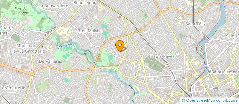 localisation de l'entreprise SCI RFRE à NANTES