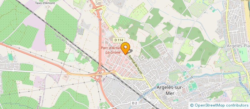 localisation de l'entreprise SCI RFZA à ARGELES-SUR-MER