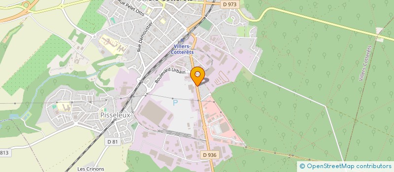 localisation de l'entreprise SCI RG 02 à VILLERS-COTTERETS