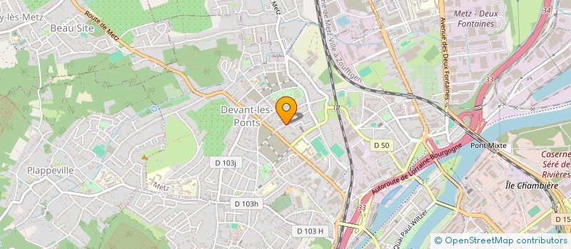 localisation de l'entreprise SCI RG  METZ