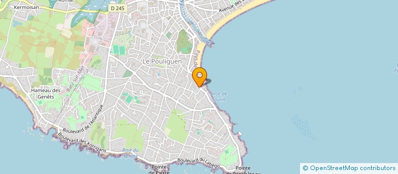 localisation de l'entreprise SCI RG  LE POULIGUEN