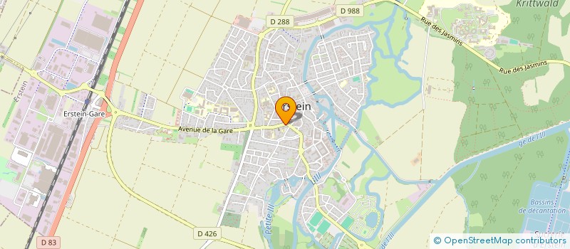 localisation de l'entreprise SCI RG  ERSTEIN