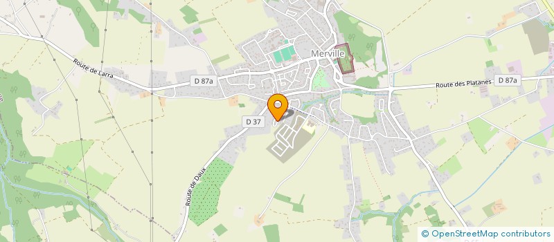 localisation de l'entreprise SCI RG FAMILY  MERVILLE