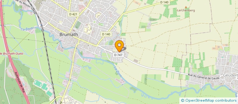 localisation de l'entreprise SCI RG IMMO  WINGERSHEIM LES QUATRE BANS