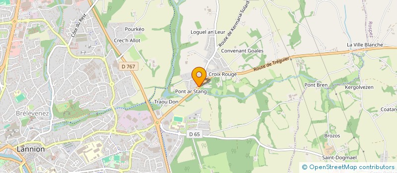 localisation de l'entreprise SCI RG IMMOBILIER  ROSPEZ