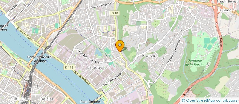 localisation de l'entreprise SCI RGB  FLOIRAC