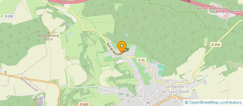 localisation de l'entreprise SCI RGBB  LONGEVILLE-LES-SAINT-AVOLD