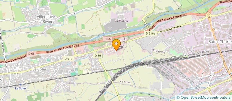 localisation de l'entreprise SCI RGC  LE SOLER