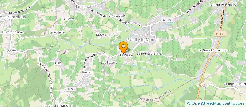 localisation de l'entreprise SCI RGFF à PORTE-DES-PIERRES-DOREES