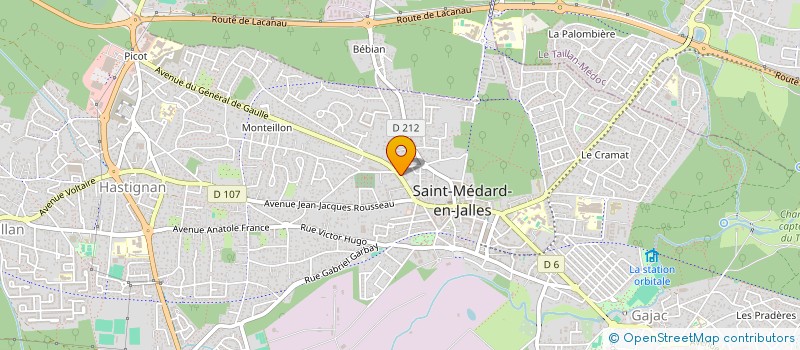 localisation de l'entreprise SCI RGI5  SAINT-MEDARD-EN-JALLES