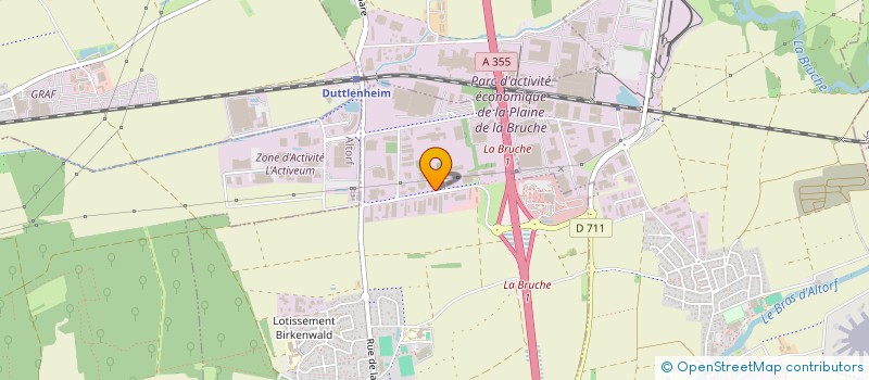 localisation de l'entreprise SCI RGLC IMMO  DUTTLENHEIM