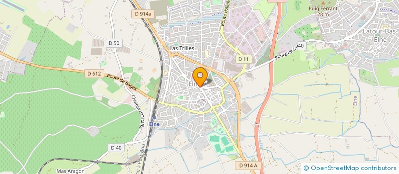 localisation de l'entreprise SCI -RGMH-  ELNE