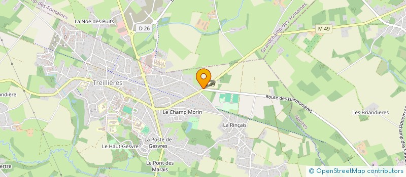 localisation de l'entreprise SCI RGS IMMO  MAREUIL EN PERIGORD