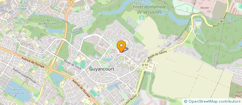 localisation de l'entreprise SCI RGSA  GUYANCOURT