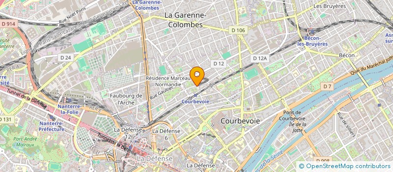 localisation de l'entreprise SCI RGT ALMA à COURBEVOIE