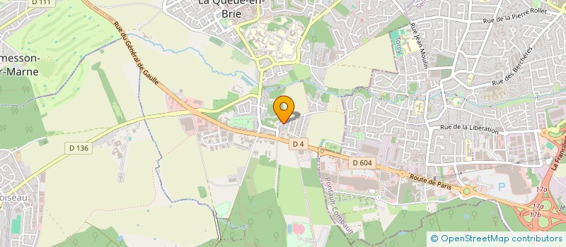 localisation de l'entreprise SCI RH  LA QUEUE-EN-BRIE