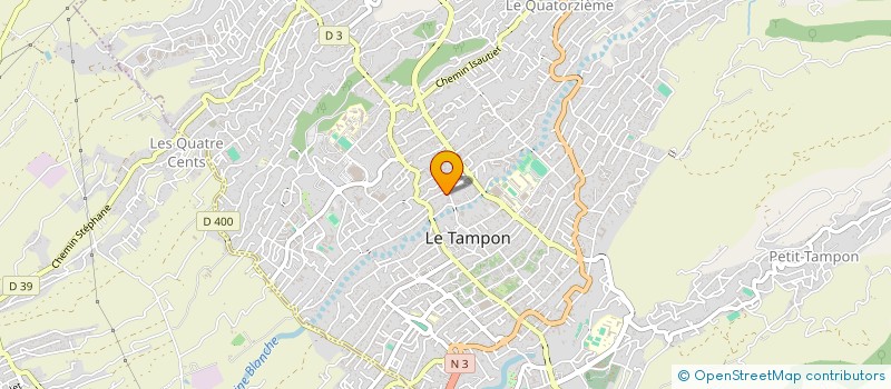 localisation de l'entreprise SCI RH IMMO à LE TAMPON