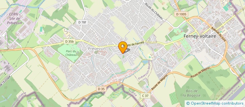 localisation de l'entreprise SCI RHAIEM à CROZET