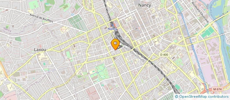 localisation de l'entreprise SCI RHAPSODY  NANCY