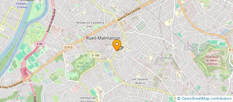 localisation de l'entreprise SCI RHAUTE à RUEIL-MALMAISON