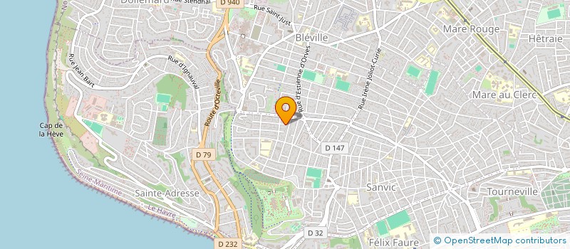 localisation de l'entreprise SCI RHEA à LE HAVRE