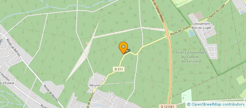 localisation de l'entreprise SCI RHEA  SAINT-AUBIN-DE-MEDOC