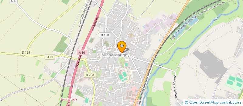 localisation de l'entreprise SCI RHEA  JAUNAY-MARIGNY