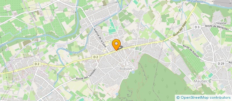 localisation de l'entreprise SCI RHEASTIDE  ROBION