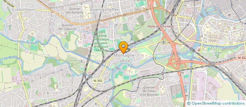 localisation de l'entreprise SCI RHEB à STRASBOURG