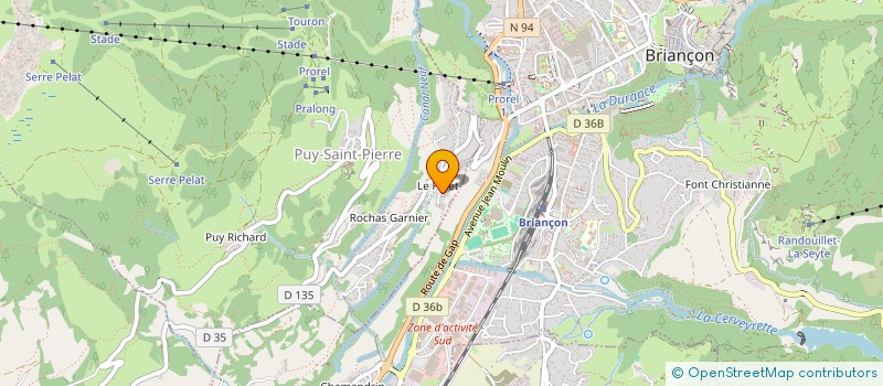 localisation de l'entreprise SCI RHIN ET DANUBE  PUY-SAINT-PIERRE