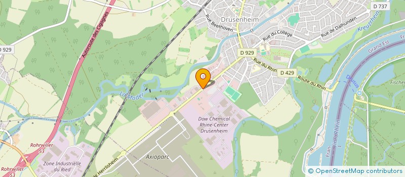 localisation de l'entreprise SCI RHIN IMMO  DRUSENHEIM