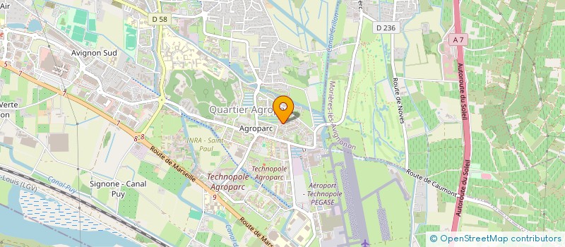 localisation de l'entreprise SCI RHINO IMMO  AVIGNON