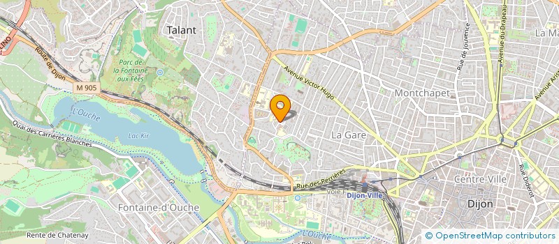 localisation de l'entreprise SCI RHM INVEST à DIJON