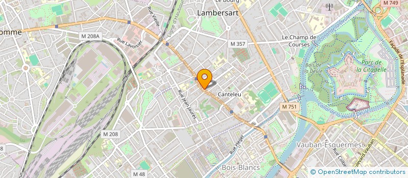 localisation de l'entreprise SCI RHMV à LAMBERSART