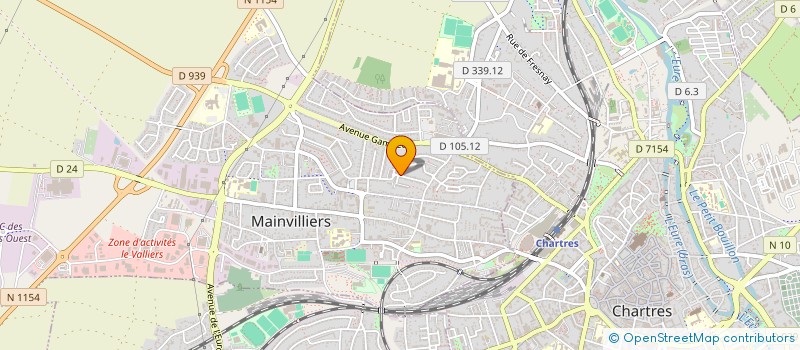 localisation de l'entreprise SCI RHODA à MAINVILLIERS