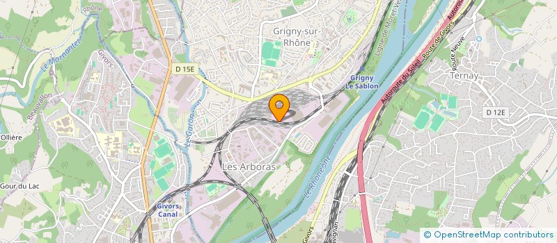 localisation de l'entreprise SCI RHODANIENNE DE GRIGNY à GRIGNY