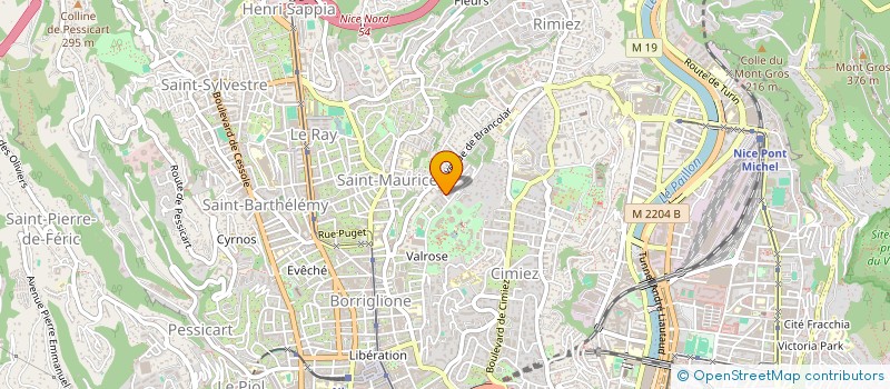 localisation de l'entreprise SCI RHODES à NICE