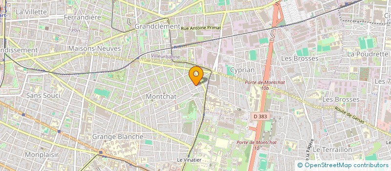 localisation de l'entreprise SCI RHOLOR  LYON