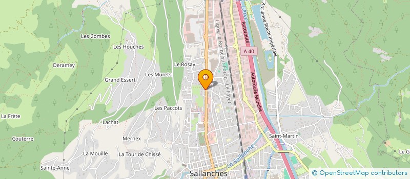 localisation de l'entreprise SCI RHONALP1 à SALLANCHES
