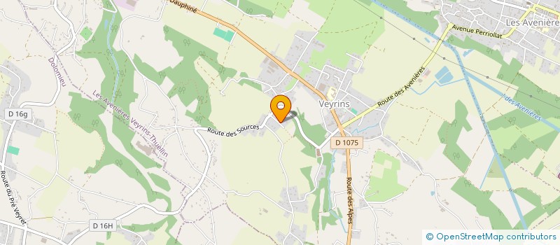 localisation de l'entreprise SCI RHONE-ALPART  LES AVENIERES VEYRINS-THUELLIN