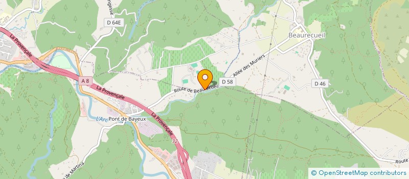 localisation de l'entreprise SCI RHONE ATLANTIQUE  MEYREUIL