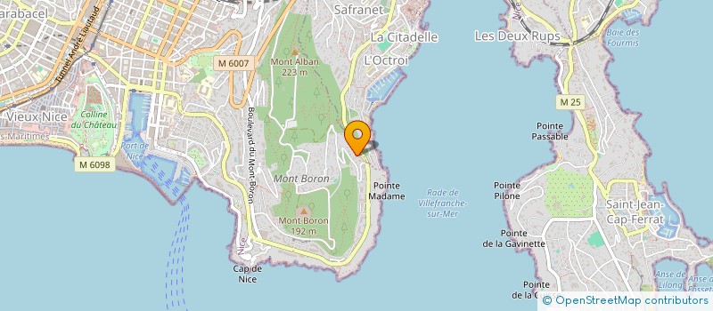 localisation de l'entreprise SCI RHONE CADIX  NICE