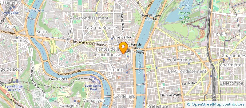 localisation de l'entreprise SCI RHONE FEUILLANT à LYON