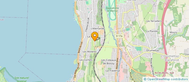 localisation de l'entreprise SCI RHONE MEDITERRANEE  TRESSERVE