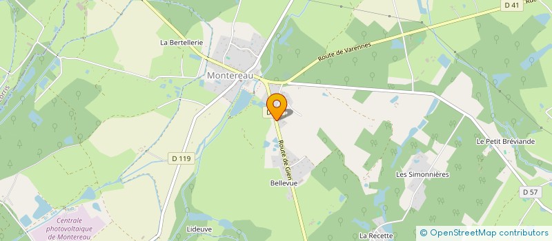 localisation de l'entreprise SCI RHONI 1 à MONTEREAU