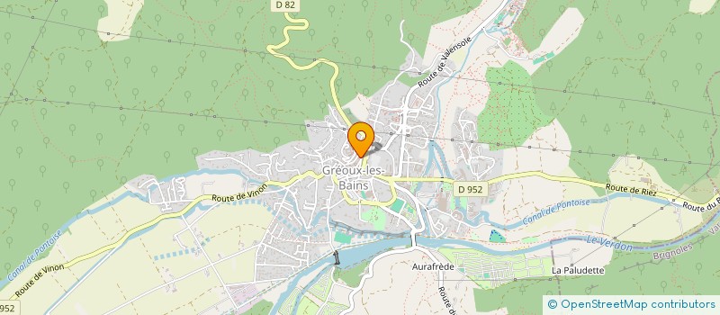 localisation de l'entreprise SCI RHP à GREOUX-LES-BAINS